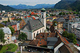 Blick auf die Stadt Kufstein